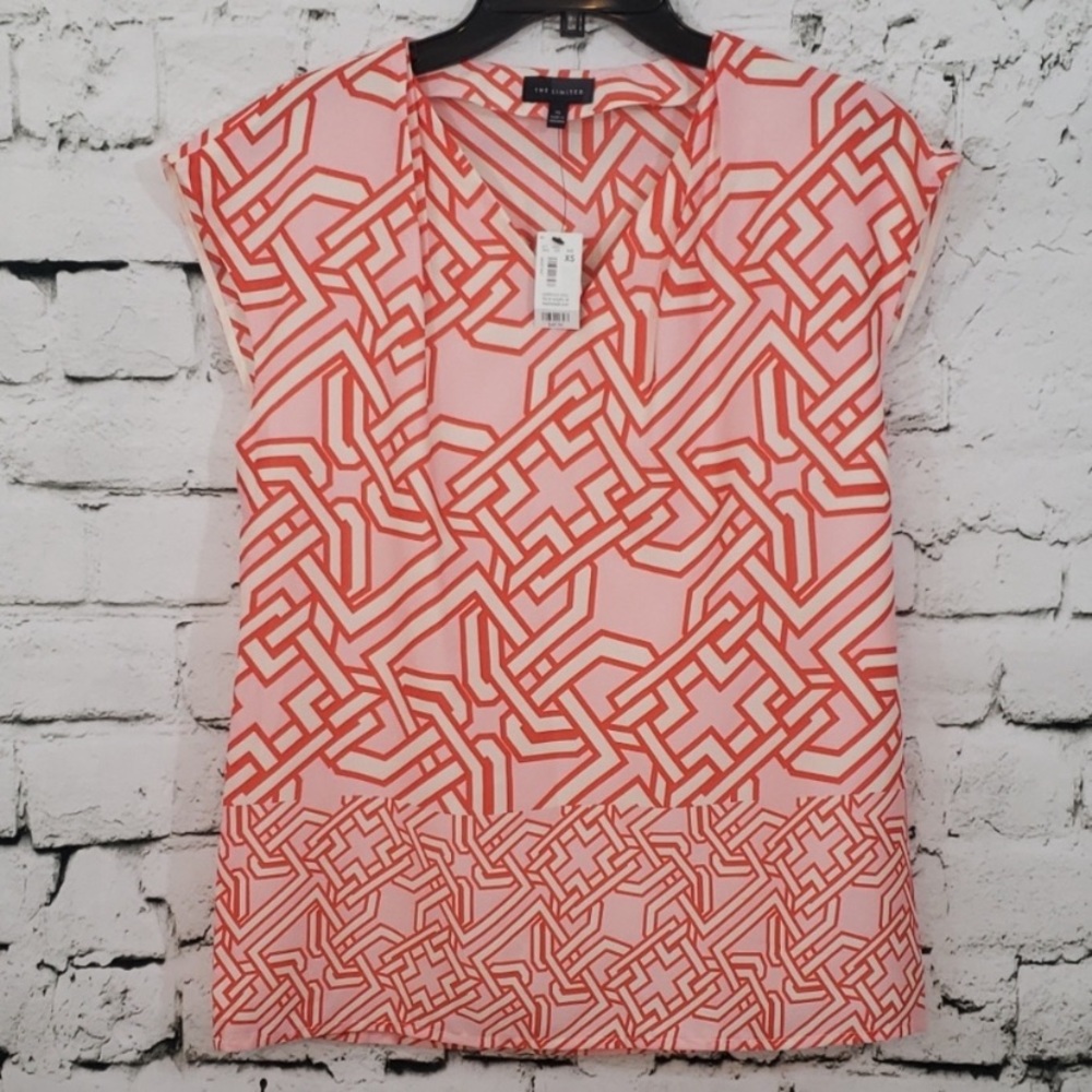 Nwt The Limited geometric blouse